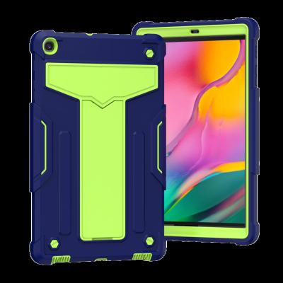 China Light Armour Heavy Duty Hybrid  Armor Tablet Case For Samsung Galaxy Tab A 10.1 2019 T510 T515 Rugged Shockproof Kickstand Protective Covers for sale