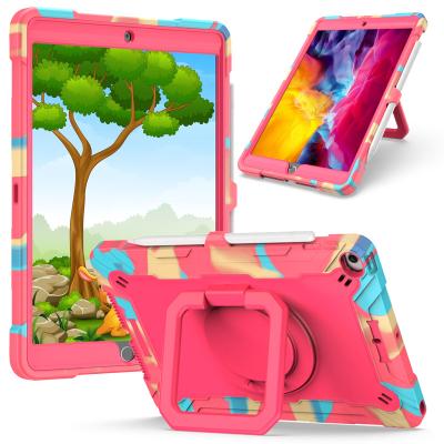 China Light Armour Shockproof Kids Heavy Duty Kickstand Rugged Case Tablet Cover For iPad 10.2 inch for sale