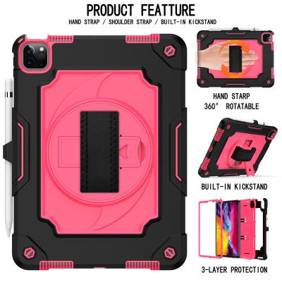 China Light Armour 360 Bracket Shockproof Tablet Cover For iPad air4 10.9 2020/Pro 11