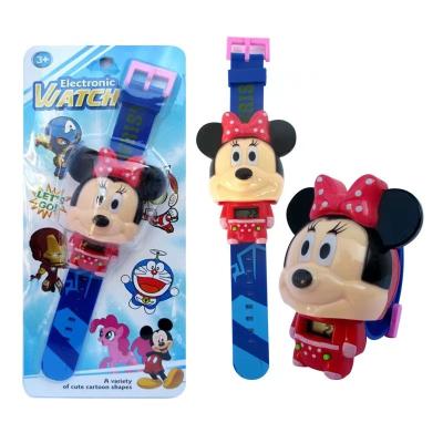 China Toy Fashion Cartoon Cheap Child Educational Funny Watches Deformable Kids Novelty Watches Heroes Digital Watches Toys For Children for sale