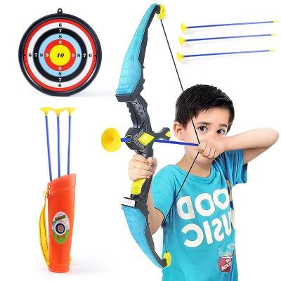 China Durable Kids Led Light Up Function Archery Bow Arrow Toy Set Indoor Outdoor Hunting Game for sale