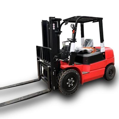 China Diesel Forklift Three Stage Mast Thicken Powerful Durable Optional Side Loader for sale