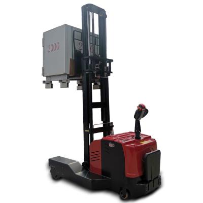 China Fully Electric Omni Directional Forklift All Direction Reach Stacker 1000kg 2000kg for sale