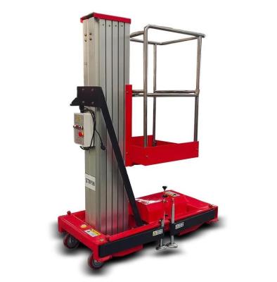 China 26.25ft 32.81ft 287lbs Aluminum Alloy Mobile Lift Platform With Wheel For Man Standing for sale