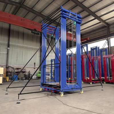 China 6m Electric Lifting Platform Steel Pipe Bracket Scaffolding System Construction Scaffolding for sale