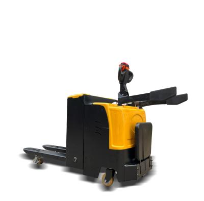 China 4409lbs 5511lbs 6613lbs Full electric Hydraulic Powered Electric Pallet Truck with safe arms Te koop