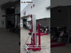 The Human Hand-Cranked Aluminum Alloy Lift