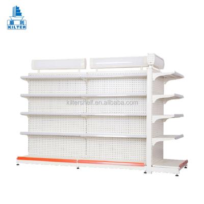 China Single Sided Supermarket Shelves With Box for sale