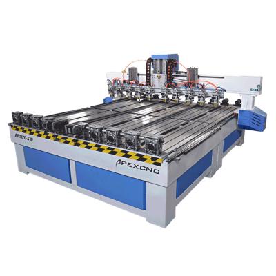 China Hotels High Working Efficiency 10 Axis 3D Carving CNC Router Price for sale