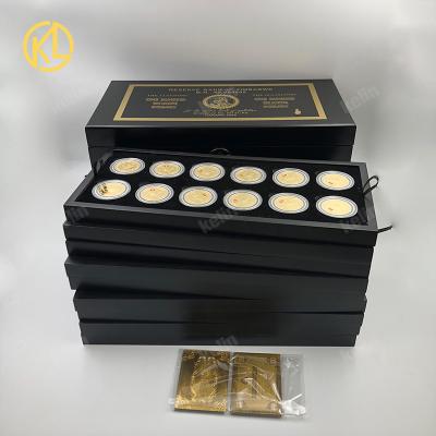 China Free Shipping 216pcs America Gold Plated Metal Zimbabwe Banknote Coin Zimbabwe Collection Money With Certificates In Customized Box for sale