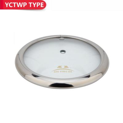 China Sustainable T Type Wide Rim Glass Pot Glass Pan Lid - YCTWP Style for sale