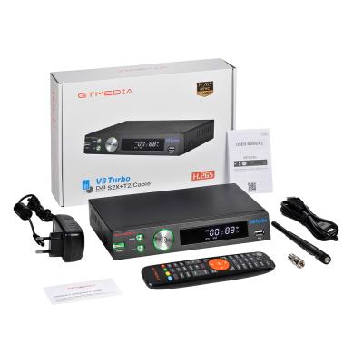 China OEM/ODM Channel Server GTMEDIA V8 Free Satellite Decoder DVB-S/S2/S2X+DVB-T/T2/Cable/J.83B Forever for sale