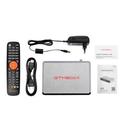 China OEM/ODM GTMEDIA X8 DVB-S/S2/S2X SCART HD Set Top Box Satellite TV Receiver Support 3G/4G Ethernet USB Dongle for sale