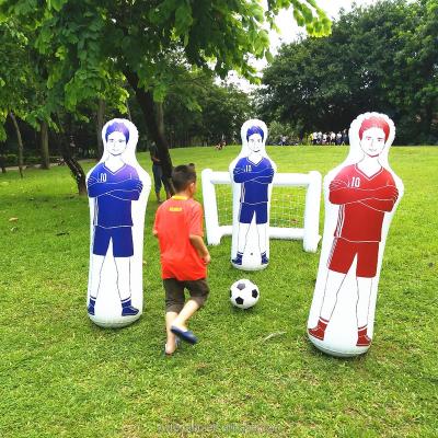 China Waterproof Inflatable Soccer Club Safety Barriers PVC Football Kids dummy160cm 63