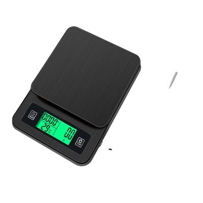 China Wifi Inventory Product Digital 5Kg 0.1G Tempered Glass Food Weighting Scale Kitchen Scale for sale