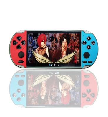 China New ABS Portable Handheld Game Console 5.1 Inch Color Screen X7 Plus Upgraded Retro Version Video Game Console for sale