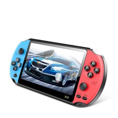 China ABS X12 Plus New 7inch LCD Dual Rocker Retro Handheld Game Console Built In 1000 Games 16GB Game Controller for sale