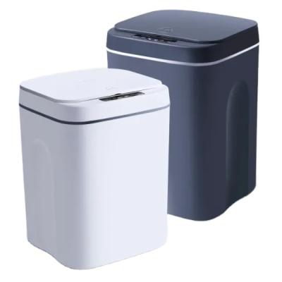 China Touch Screen Household 30L Household Kitchen Stainless Steel Sensor Trash Can Colorful Intelligent Smart Trash Can Water Proof for sale