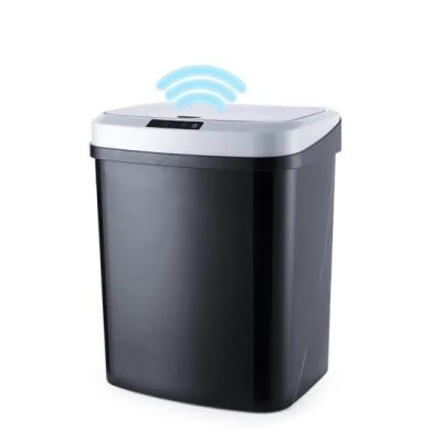 China 48L/58L/68L Touch Screen Auto Sensor Trash Can Stainless Steel Trash Can Brushed Stainless Steel With Water Proof for sale