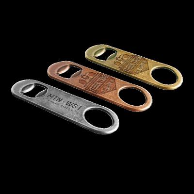 China Creative Custom Metal Guxi Stainless Steel Beer Bottle Opener Bottled Key Chain Portable Promotional For Gift Bar Party for sale