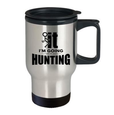 China Stainless Steel Mug Best Collection Novelty Custom Travel Viable Custom Hunting Funny Mug For Birthday Gift for sale