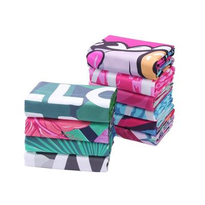 China Wholesale Custom Printing Quick Dry Towel Safe For Fitness Microfiber Gym Beach Sports Kids for sale