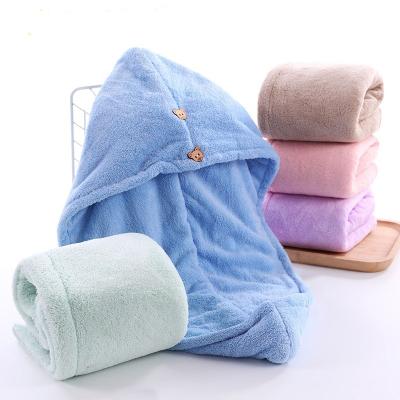 China Coral Velvet Dry Hair Cap Aquis QUICK DRY Multifunctional Towel as Hair Towel Scrunchie for sale