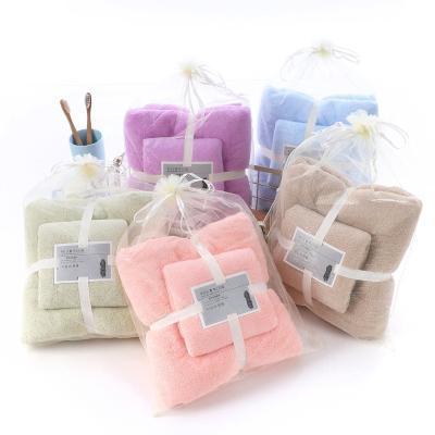 China Wholesale QUICK DRY Customized Quick Dry Fabric Coral Fleece Bath Towel Stylish Cheap Super Soft Wearable Microfiber Bath for sale