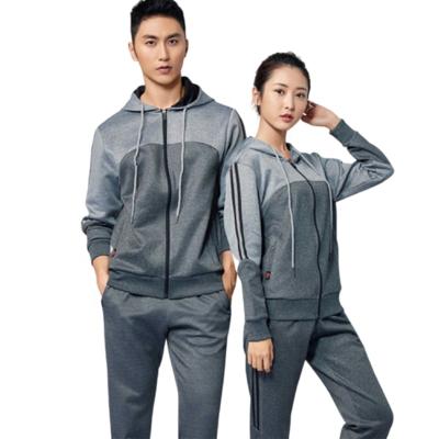 China LiDong Anti-UV Sheath Long Gray Mens Womens New Front Zipper Hoodies Training And Wear Pulsating Wholesale for sale