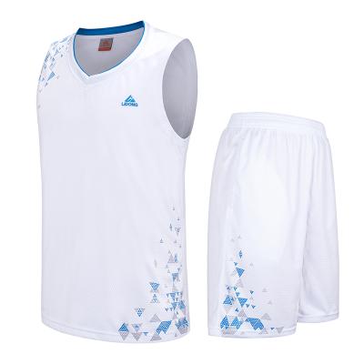 China Cheap New Style Breathable Cloth Breathable Fabric Basketball Jersey Men Kids Kids Basketball Tank Tops for sale