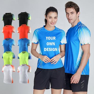 China 2021 Custom New Arrival Badminton Tank Top Quick Dry And Latest Ping Pong Short Design Sublimated T-shirt for sale