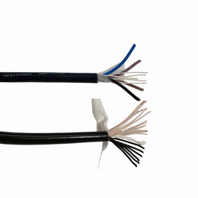 China o PVC flexível super do cabo Jacketed de 24awg PUR isolou a resistência de óleo à venda