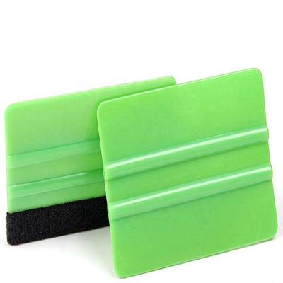 China Sustainable PP Vinyl Material Installation Tool Felt Edge Squeegee for sale