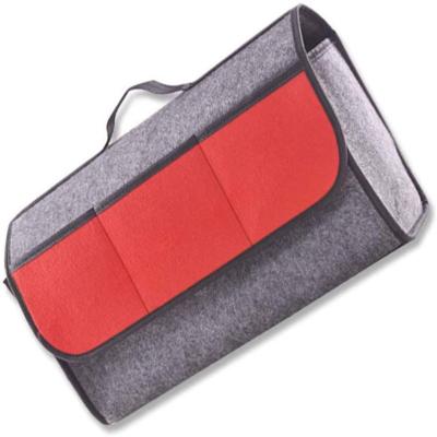 China Car Storage Bag Box Organizer Car Storage Box Non Slip Fire Retardant Car Trunk Organizer For Honda Civic CRV/Ford Focus Escape and Other Sedan/SUV for sale