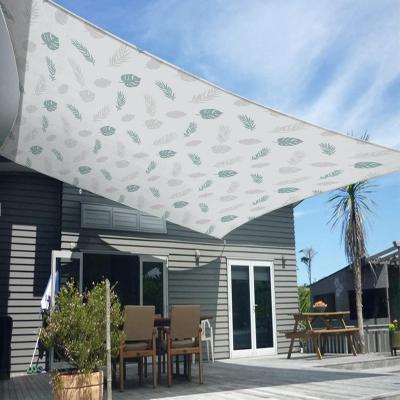 China 2021 New Design High Quality Oxford Sail Shade Sun Shade Waterproof Quadrangular PE Canopy Outdoor Patio Garden Pool for sale