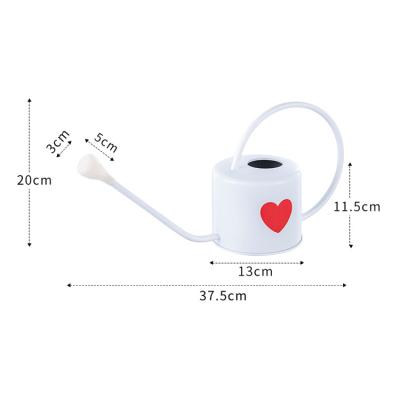 China Factory Direct Sale Metal Gold Heart Silkscreen Straight Body Indoor Garden Garden Watering Tools Can Pot Small for sale