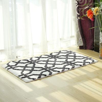 China Non-Slip Custom Design Geometric Printed Living Room Floor Mat for sale