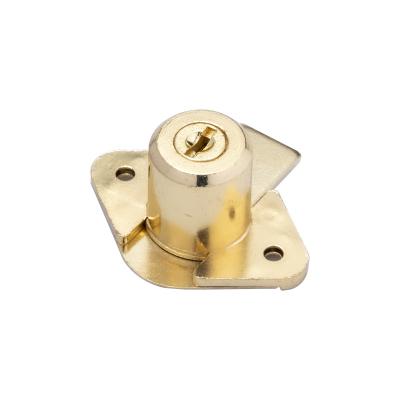 China Modern 600 Diamond Drawer Lock Golden for sale