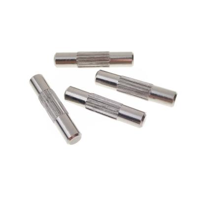 China CNC Machining Stainless Steel Nut CNC Machining Spindle Precision Machined Brass Mild Steel Stainless Solid Spindle Finger Knurled Pin Parts for sale