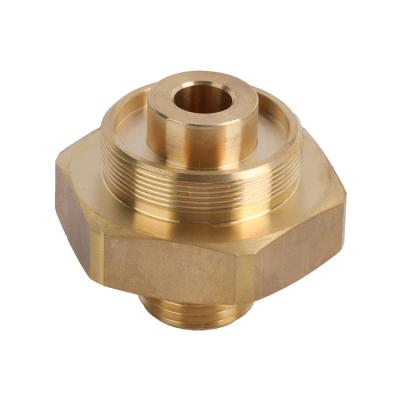 China CNC Aluminum Brass Aluminum Turning Service Turned Red Copper Machining Steel Joint Parts Processing Products for sale