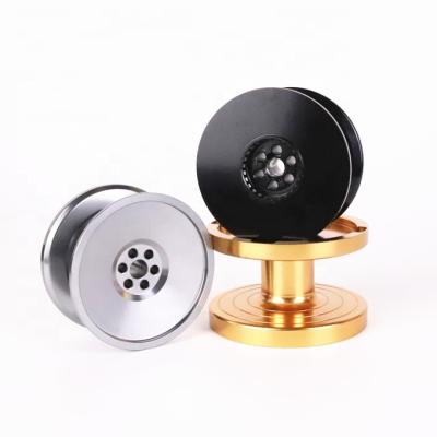 China Custom Aluminum CNC Machined Fish Reel Parts Gold Fish Reel Fishing Parts for sale