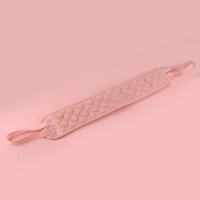 China EXFOLIATE 2022 Long Body Scrubber For Shower Bath Belt Body Brush Exfoliating Joint For Stretchy Bath Sponge for sale