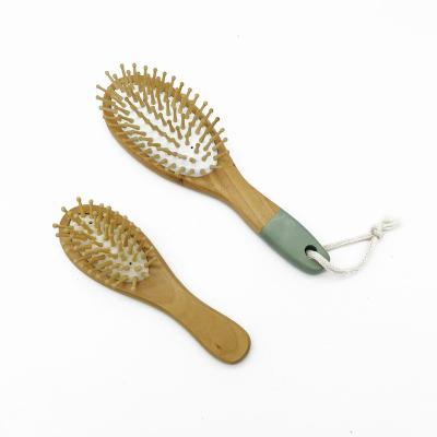 China For Home Use Mauri Wooden Natural Detangling Hair Brush Airbag Comb Massage Static Wooden Hair Comb Anti Large Dish Head Comb for sale