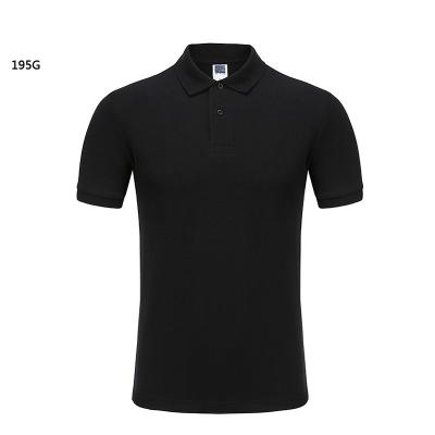 China Custom Copy 195gsm CVC Men's Short Sleeve Breathable Golf Brand Plain Polo Shirts Formal For Unisex for sale