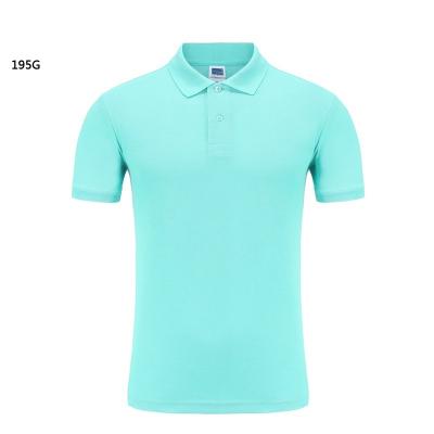 China Breathable 195gsm CVC Short Sleeve Polo Shirts For Worker Unisex for sale