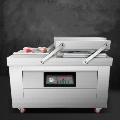 China DZ-500/2SA Food Double Chamber Vacuum Packing Machine Vacuum Food Package Machine for sale