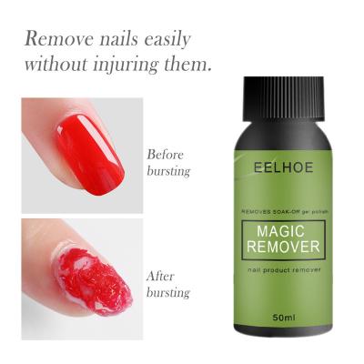 China Easy Apply High Quality Nail Care Magic Nail Polish Remover Harmless Private Label Gel Polish Remover With Steel Push for sale