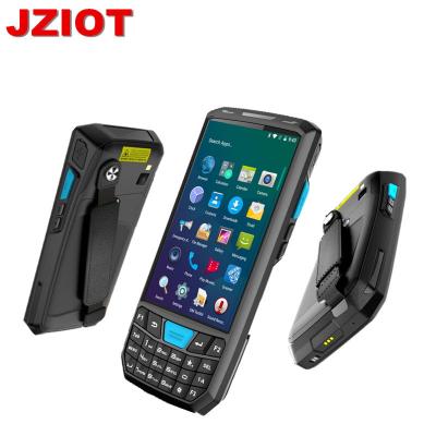 China Smartphone PDA SI Android pda HS nfc reader HF RFID code 1d 2D handheld terminal barcode scanner pda with printer for sale