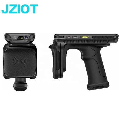 China Handheld Computer Android JZIOT V9000X Rugged Handheld UHF RFID Reader with Long Reading Range for sale