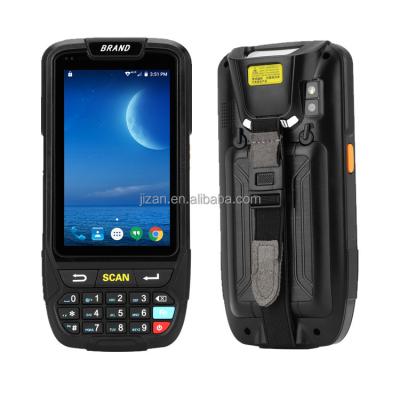 China 4G Industrial Handheld PDA Mobile Computer Data Collection 2D Terminal Barcode Scanner with Radio Built in Rugge PDA Printer for sale